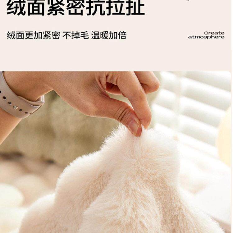 飘窗垫飘窗毯窗台垫四季通用轻奢阳台垫子兔毛绒坐垫网红2025新款