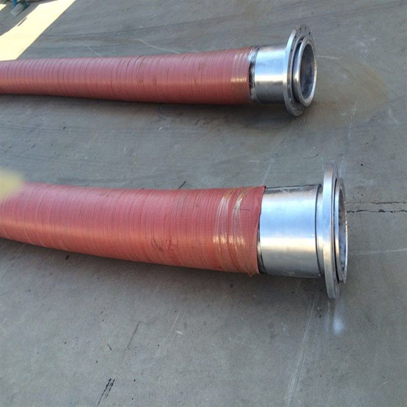 4寸钢丝编织胶管扣压式高压软管钢丝编织缠绕高压油管钻井用油龙