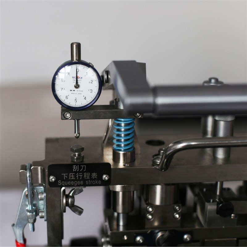 建宇网印 实验用高精密桌上厚膜丝印机  压力可控 左右平衡可调