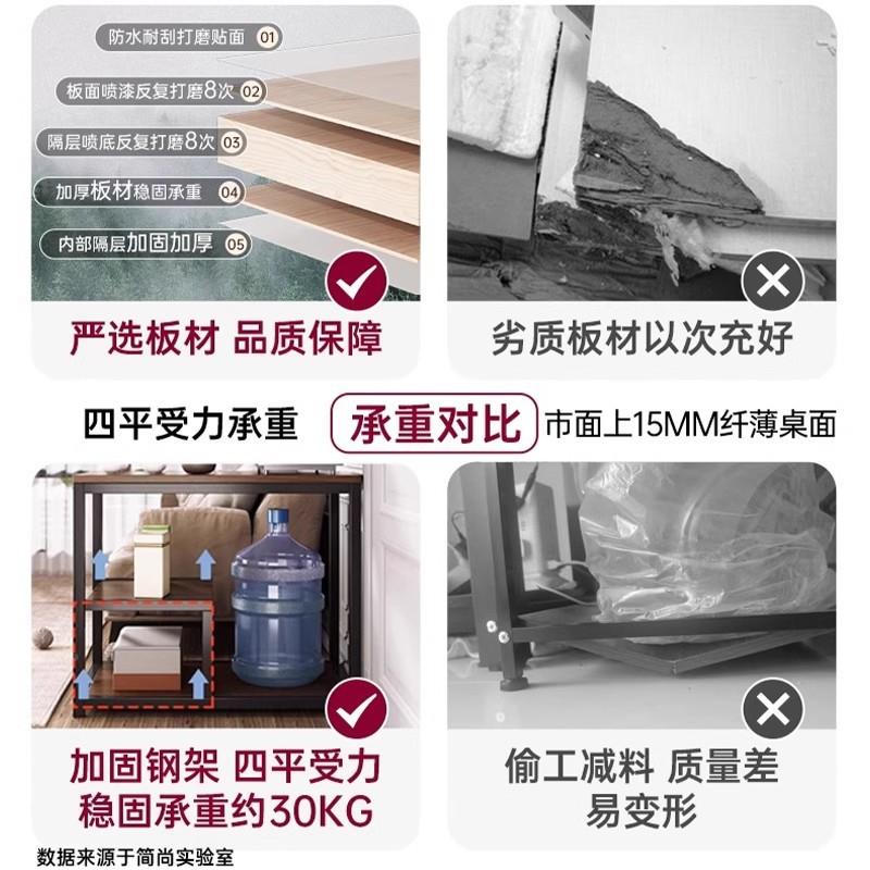 茶水柜边易沙发边小茶几移动几阳台桌置物架简客厅茶桌家用小LRV