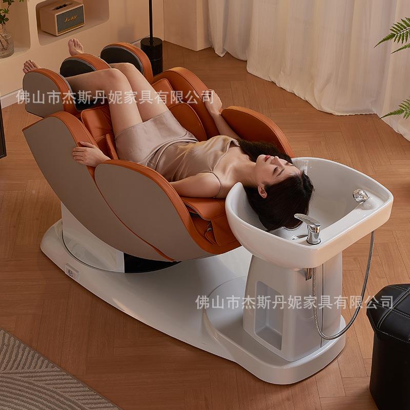 智能电动按摩水床头JS-A017护体理养皮发冲椅多功能旋转放倒一头