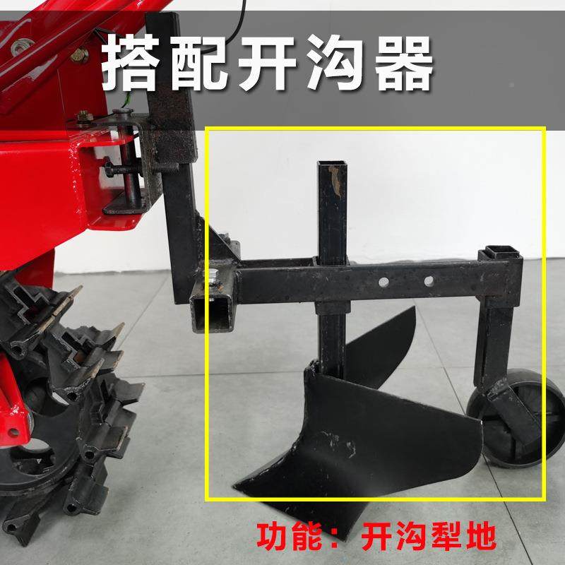 打机土机TIC手沟推翻式微型农用小型开沟机深单链轨翻转犁沟播地