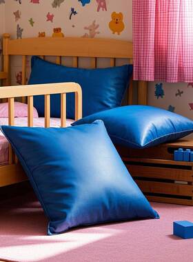 橙色日式抱田园法刺式新古飘典提花绣ZND皮革枕书房窗禅椅垫