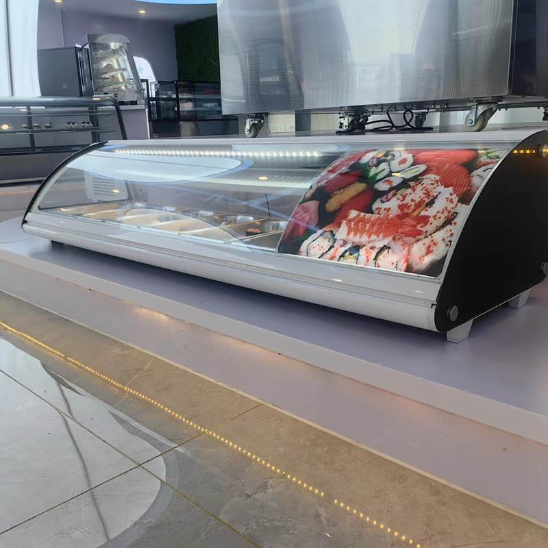 寿司柜冷藏857展示柜商刺身藏三文鱼冷熟食鲜柜保台式冷用柜
