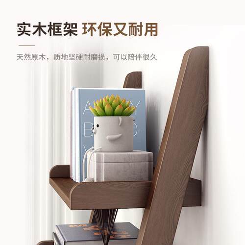 落儿童简易立式多层客书柜物家用厅靠墙收纳边新品SJ010实木书架