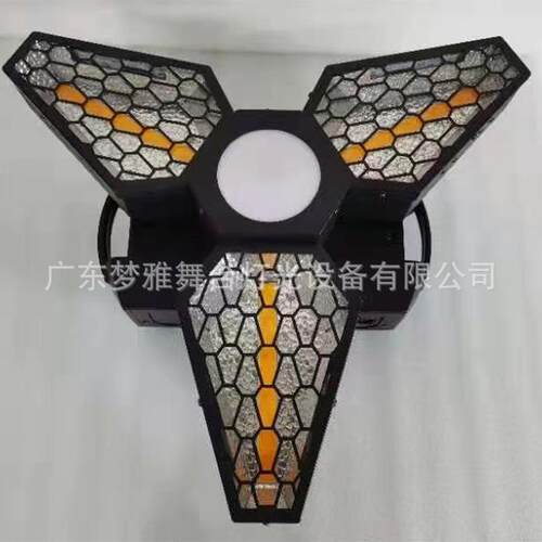 3复60WLED无极复LED无极古头面光染色灯舞台炫彩X叶子古闪光摇灯