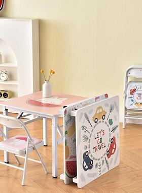 折叠方桌家用户型桌矮餐桌儿童LLW吃饭写字学习书宝宝正方小形便