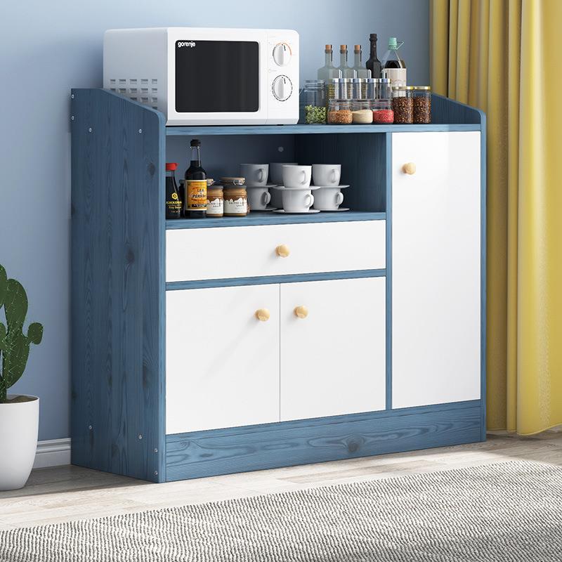 餐边装柜靠收墙纳家用简易客厅FUO厨房餐厅家具家建材藏单门现储