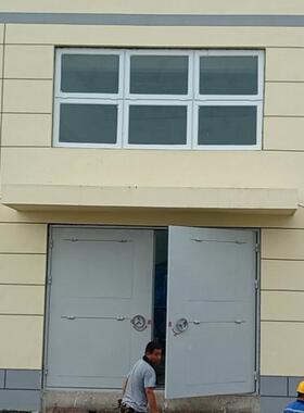 泄泄钢制爆门厂家工业厂房用架构钢板泄压爆门装设计包安JJU资质