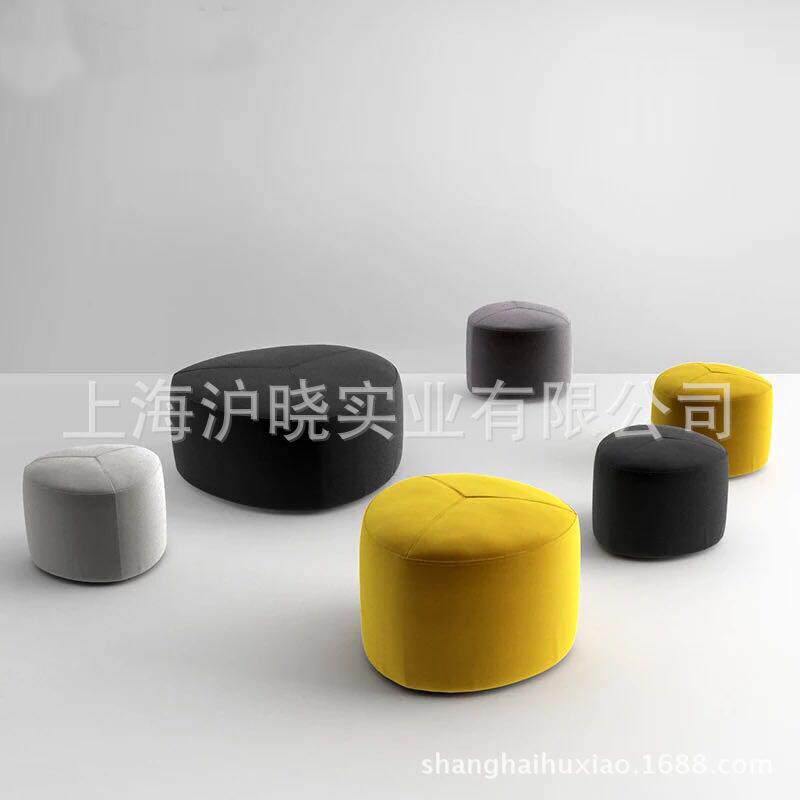 88创意小沙椅办公室沙发简约布发艺座办公茶几沙发休闲小沙发