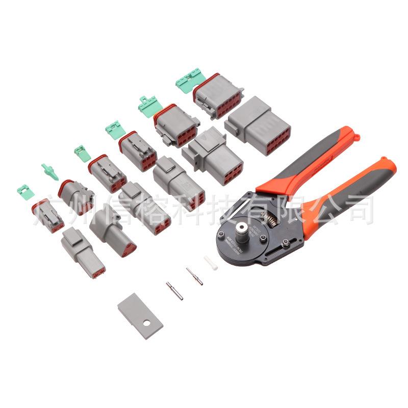 束接插件防水接线端端子400p接cs盒装33套德尔福连器子线996组合