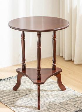 欧式小几圆木形小桌子美桌式电话桌小方客厅茶边角几法YXO式实小