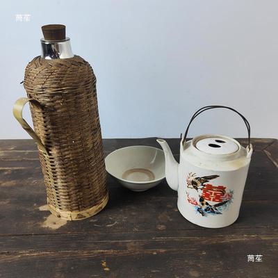 桌民俗CTT古老物件实木地小茶桌复怀旧老式炕桌家板凳装饰品农院