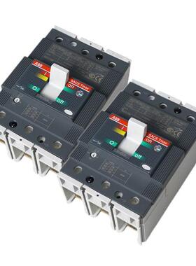 ABB塑壳漏电断路XT1N160T1N1TMD-6R1器00F0FC4P+RC221空气开关电