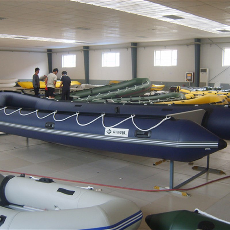 7米铝合金地板充气船 皮划艇 渔政捕捞船 PVC橡皮艇 钓鱼船休闲船