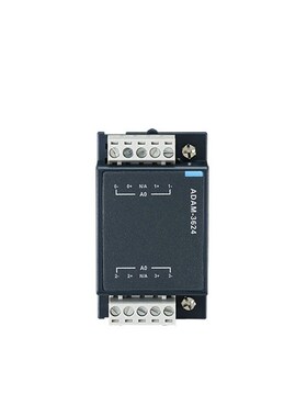 研华4路模拟量输出模块ADAM-3624-AE分辨率12隔离电压2000 VDC