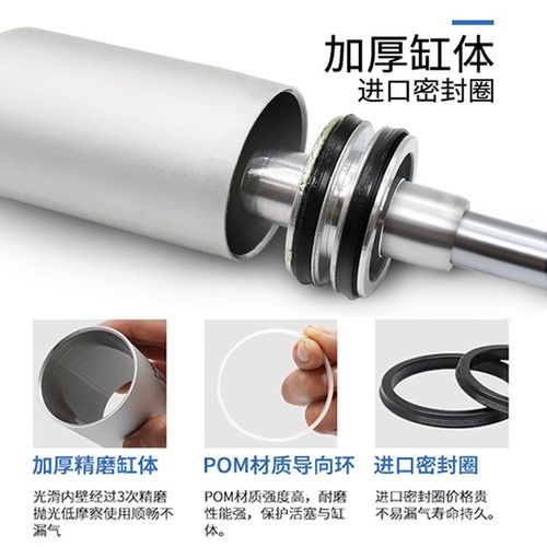 SC标准气缸亚德客型小型气动大推力SC40X50X63X80X100X125X160-S