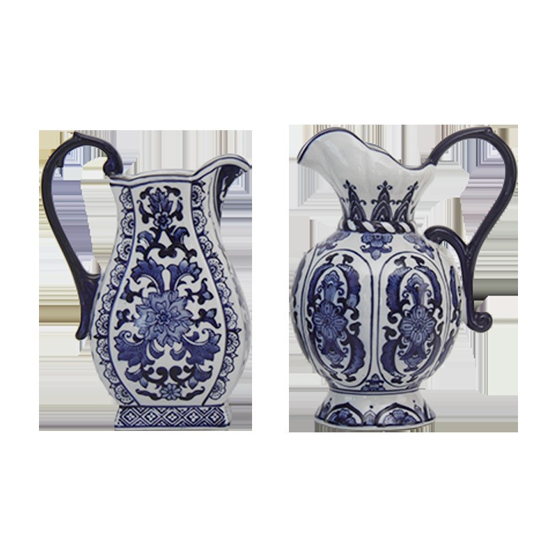 陶瓷器花瓶中式家居大号青花瓷瓶客厅电视柜装摆件陶瓷花瓶