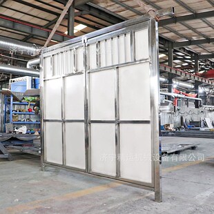 不锈钢无压风门矿用井下1800*2000巷道安全门304防火栅栏门