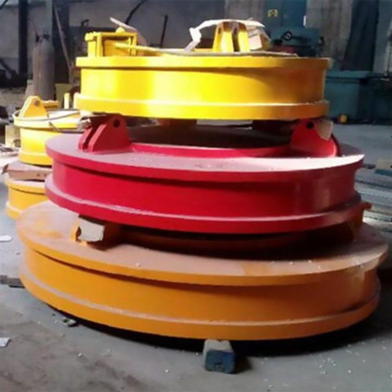 厂家出售电磁吸盘 1.2米起重机吸盘 高频强磁吸盘 废钢铁吸盘耐用