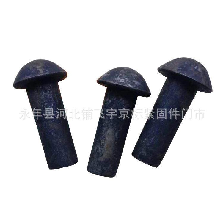 厂家制销轴铆钉m8到m0圆头平头铆作钉孔2销轴规GAC格齐全