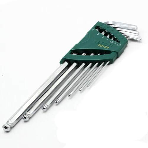 世YNO达（SATA）内手六角长工具套装7件特球头内角六扳组套09109