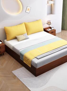 实木VWH落榻榻米排骨架1.2/1.3/1.8床米无床地头架子可床定多尺寸