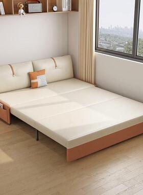 沙可发POK床两用小能户型客厅可折叠多功单双扶人轻奢储物无手抽