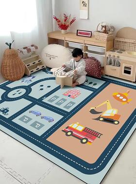 PVC皮革地毯儿童爬行垫厅DNS-Ⅷ05室满铺阅卧区防摔卡通地垫读免