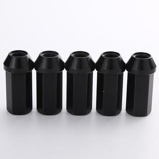税改轮毂螺母707空5航铝合含/金轻量装化螺母Hex45mm大锥头铁螺母