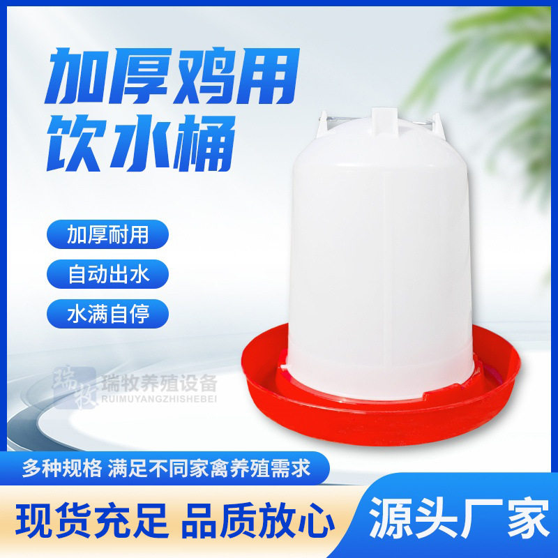 鸡水槽饮水壶水桶饮水器喂鸡水壶养鸡设备鸡用家用雏鸡小鸡蛋鸡