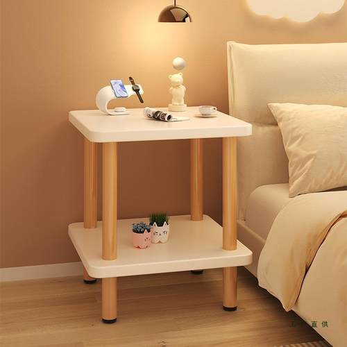 床头柜物置物简约代家用QEW卧室小型出租屋现收架纳储柜极窄床边