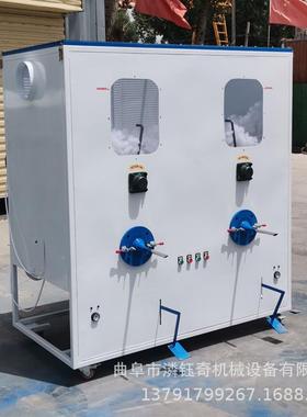 四工位驼羊凳棉机7d15d纤维棉开65800松机冲窝猫窝充棉狗机