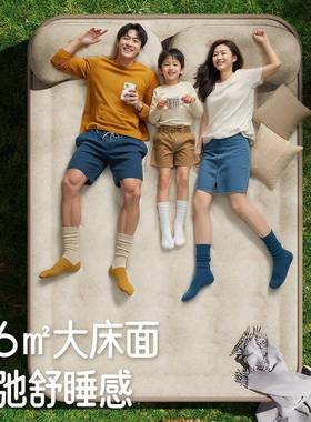 圈奇户外防潮充气床全加高加厚双人垫垫MLY充气床可折叠植绒自动