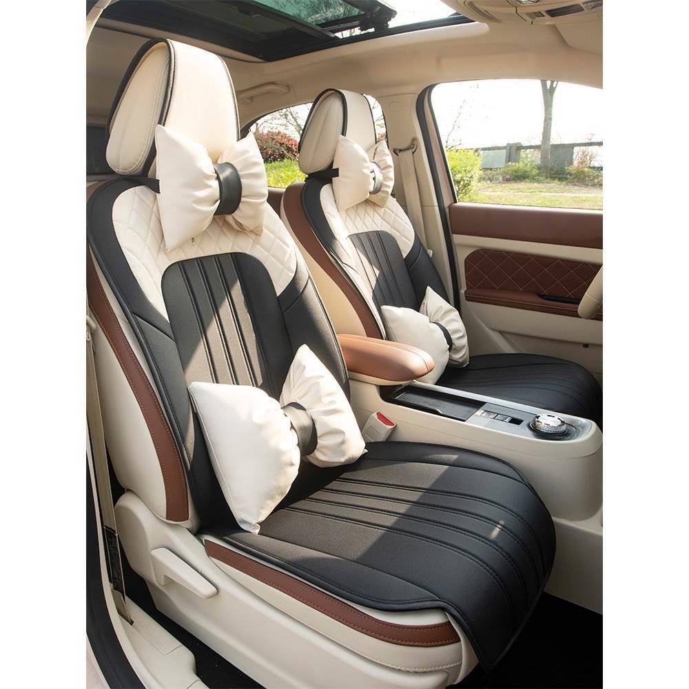 透欧拉好坐20199猫专用垫好猫椅四季座套黑猫座椅垫车饰半包气汽