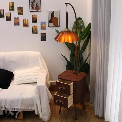 复古中古风落地灯法卧室客厅46839物沙发边几茶式几床头柜台灯置