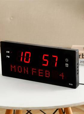 厂家直供挂led电子钟表钟3615K时意创款客室厅卧室办公电子钟