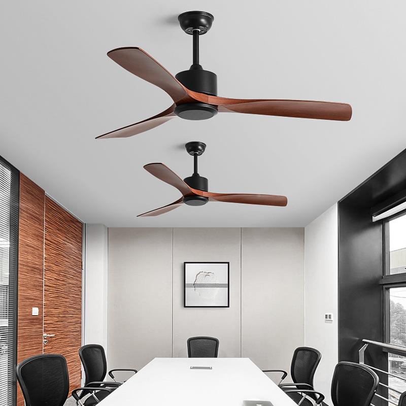 工欧业风扇客无品牌/黑色复古吊扇餐风厅厅简约式风扇美式商用无