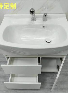 to平价大肚盆一体陶盆落瓷柜多层实木c免漆60m/66cm/82c156m浴室