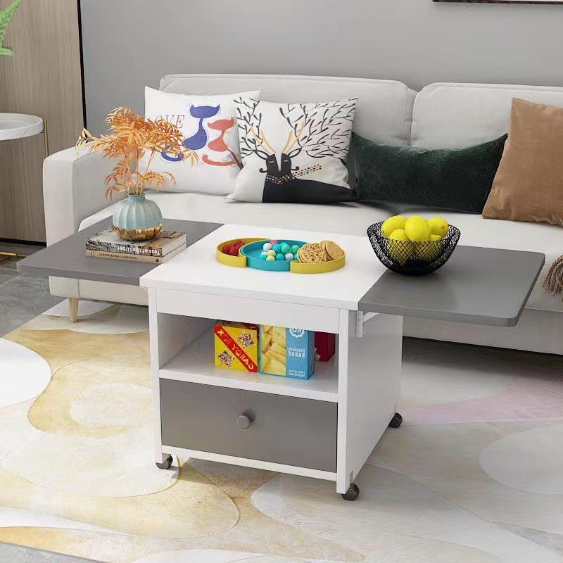 小茶型折z-009户叠几餐桌两多功能家用伸缩用升降简约可移动茶几