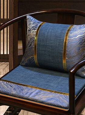 中式沙发坐餐垫垫乳胶实椅木圈椅椅垫茶桌椅子座F5M898M9垫凳子子