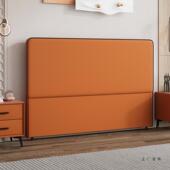 新款 床软包床空头背板简约落地靠实木背新型481超薄省间小户型头