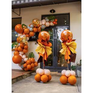 2025开新款开业气球花篮业门口动装饰气球链活气氛场景无品牌/围