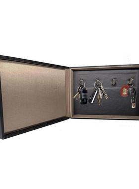 Sedex认证工厂直销皮车匙挂钩信号屏蔽盒可挂墙R钥FID革防磁JHMPB