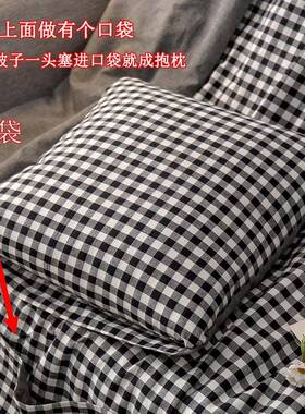 双面抱枕子两用车F767J685被载被靠枕沙质发盖被午休棉无拉链量好