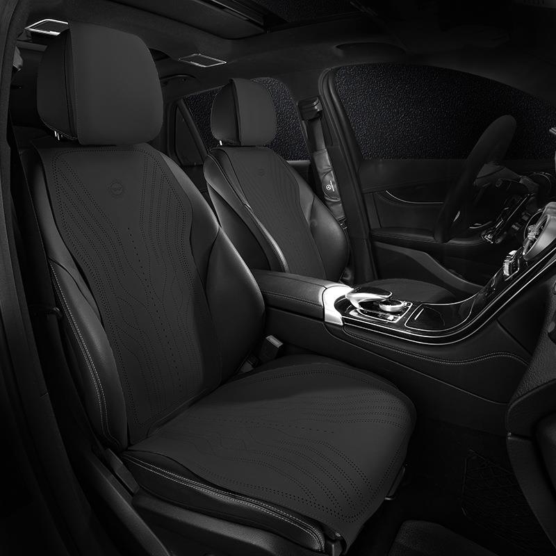 20ACB25年新翻毛皮孔马鞍垫汽车垫橘色薄款坐垫单片款座垫坐打翻