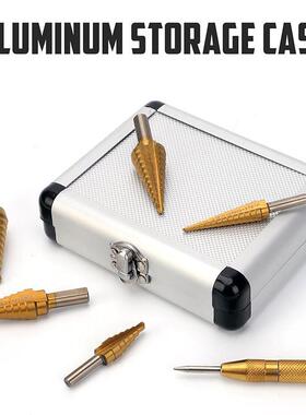 达锋6PC装高速4241阶梯47732钻头组钢套宝特塔钻开孔器套手电钻打