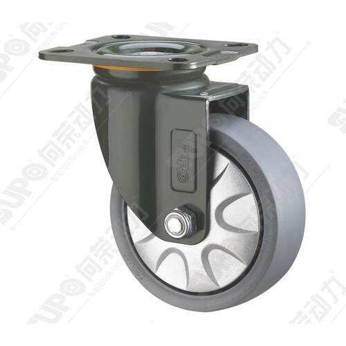 SUPO向荣动力 3寸 丝杆 带双刹车工业万向PP 脚轮J05S-02A-75-112