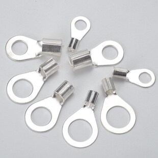 OT冷压接线端子铜鼻子线鼻子圆形裸端头 压线端子接线耳套装