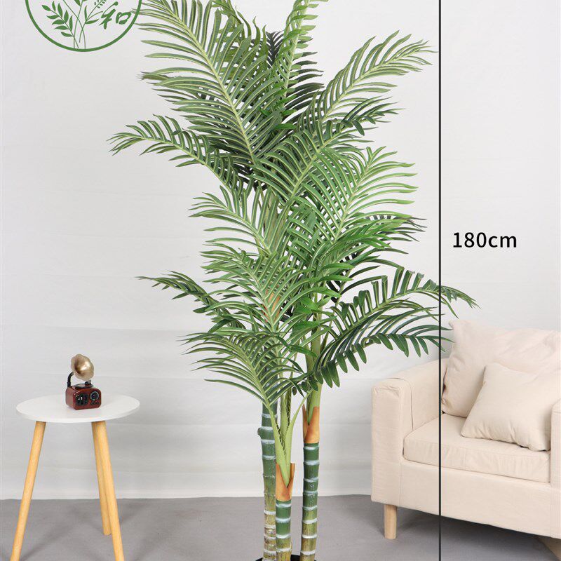 网红热款大型造景仿真葵树棕榈树盆裁室内客厅装饰布置用假树造景